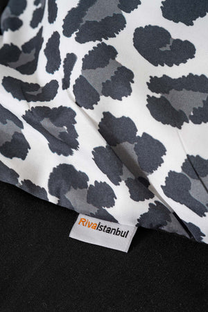 Leopard Black Double Duvet Cover Set