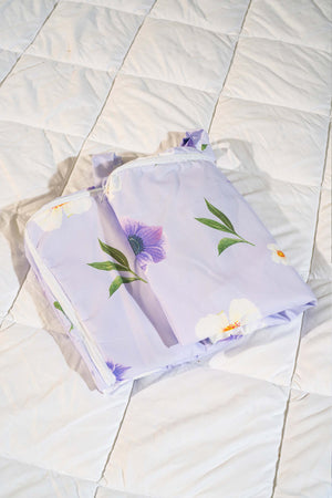 Wildflowers Patterned 6-Piece Zip Storage Set for Under Bed and Sofa Bed