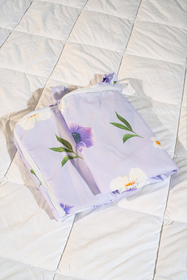 Wildflowers Patterned 6-Piece Zip Storage Set for Under Bed and Sofa Bed