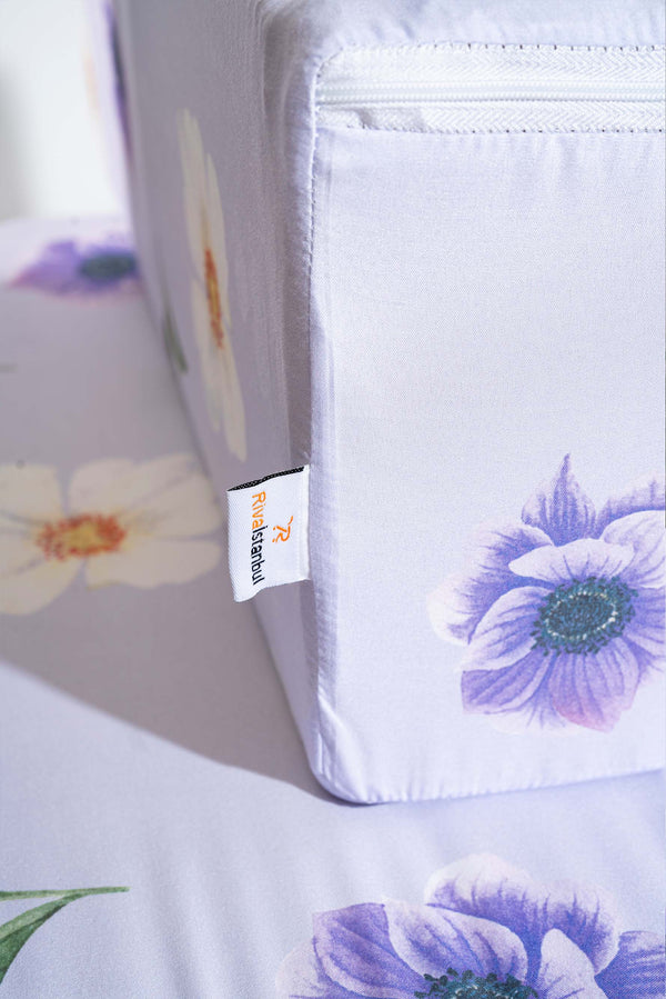 Wildflowers Patterned 6-Piece Zip Storage Set for Under Bed and Sofa Bed