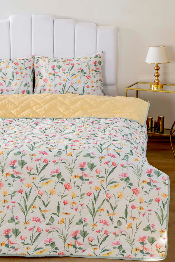 Botanical Cotton Double Quilted Pique & Bedspread