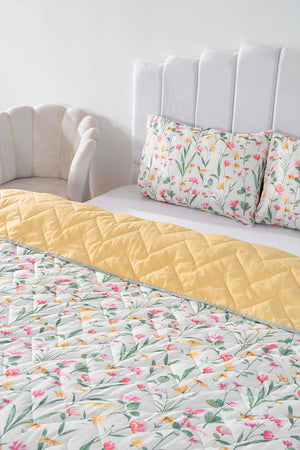 Botanical Cotton Double Quilted Pique & Bedspread