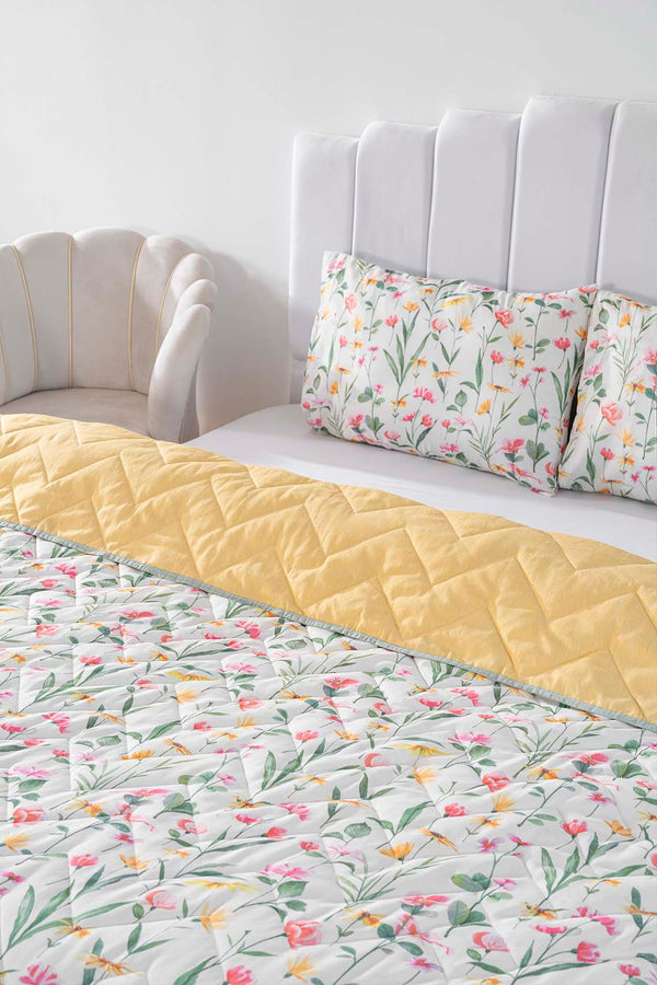 Botanical Cotton Double Quilted Pique & Bedspread