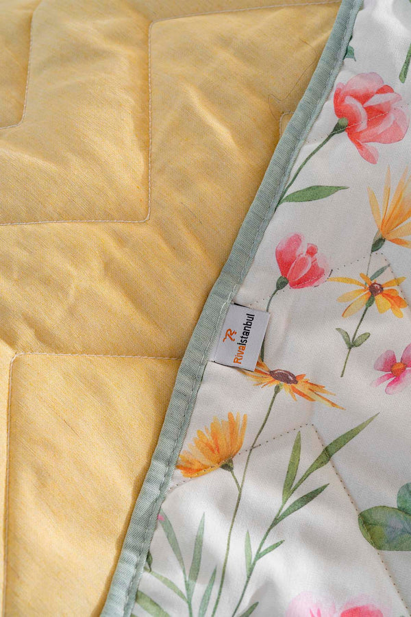 Botanical Cotton Double Quilted Pique & Bedspread