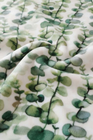 Eucalyptus Double Plush Blanket – Extra Soft, Warm 100% Polyester Throw, 200x215 cm