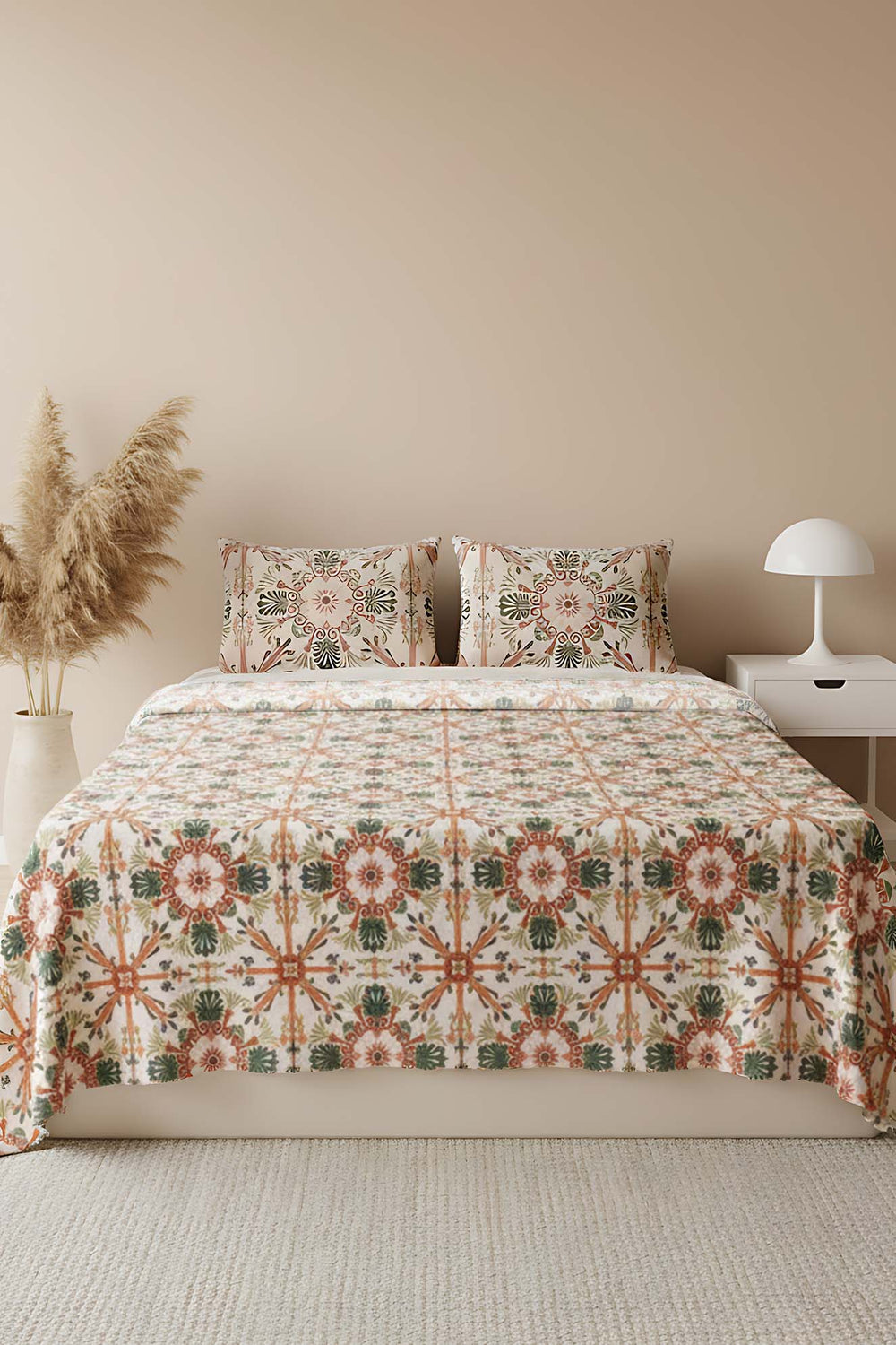 Ethnic Style Palace Double-Sized Plush Blanket