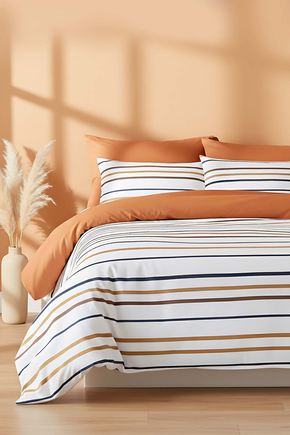 Aren Double Bed Duvet Cover Set Cotton