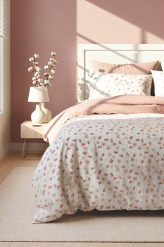 Alin Polycotton Single Duvet Cover Set – Zipper Closure, 2-Piece, 160x215 cm