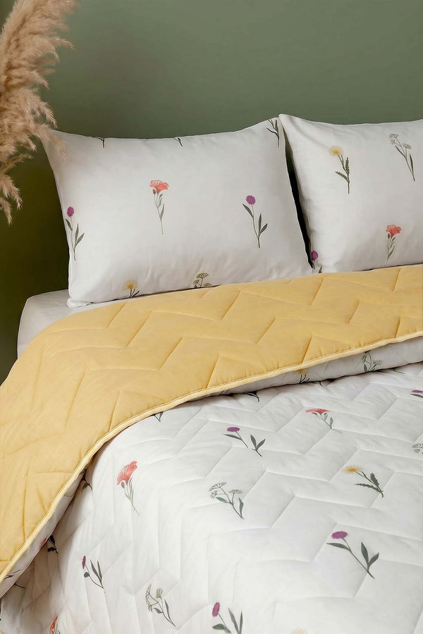 Bella Double Size Cotton Quilted Bedspread & Pike