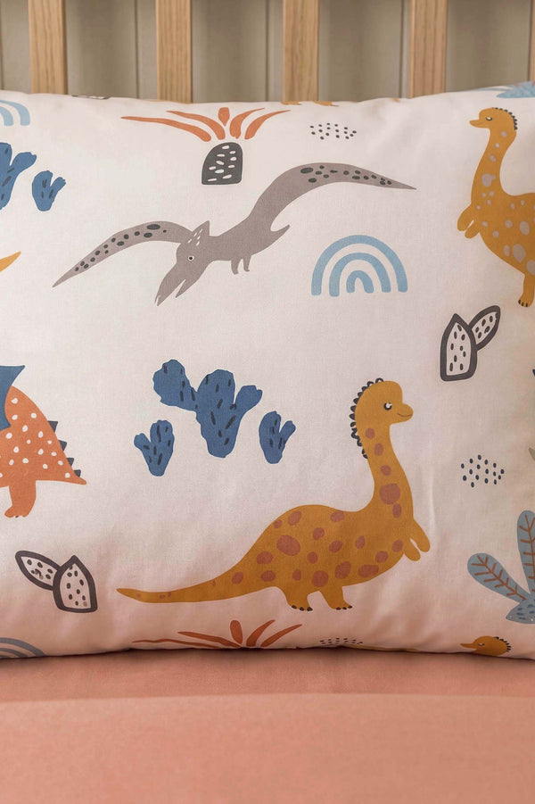 Dinosaurs Single Size Cotton Kids' Duvet Cover Set