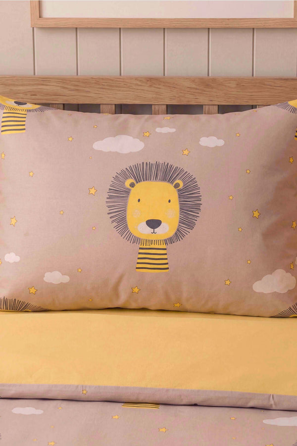 Cloud Lion Single Cotton Duvet Cover Set