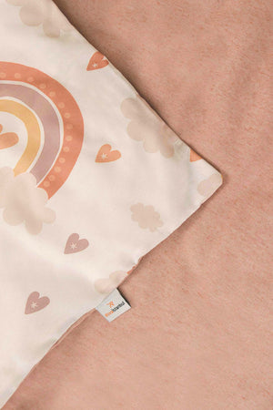 Bohemian Pastel Rainbow Single Cotton Duvet Cover Set