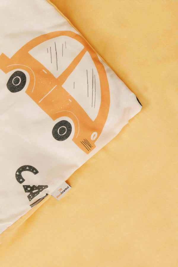 Cute Cars Single Cotton Kids' Duvet Cover Set