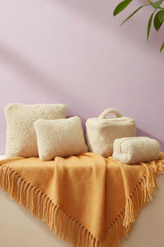 Ecru Teddy 4-Piece Makeup & Accessory Bag Set