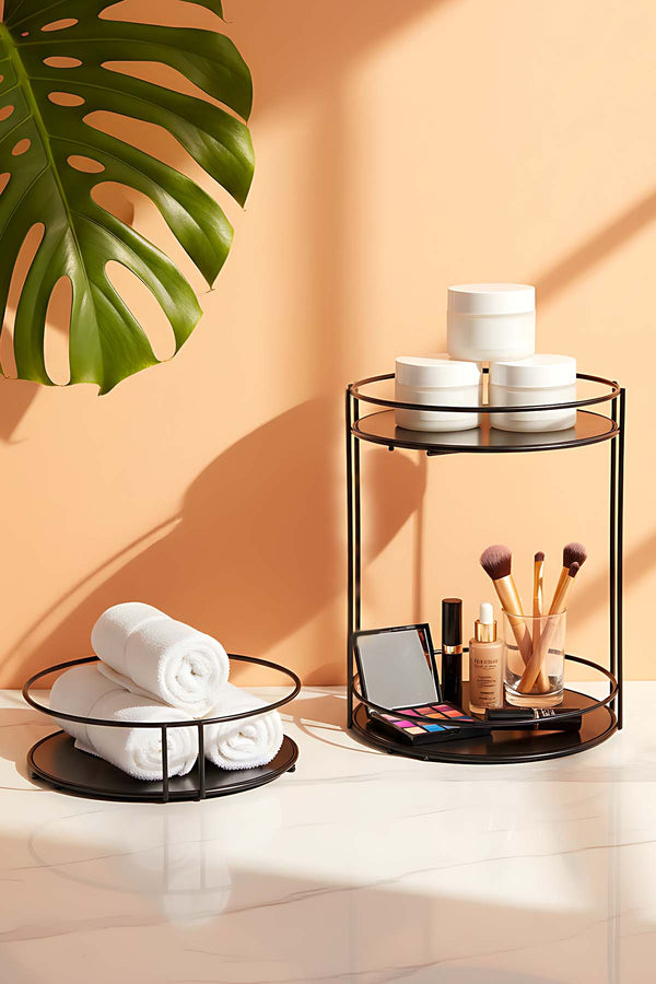 Black Metal Organizer Stand