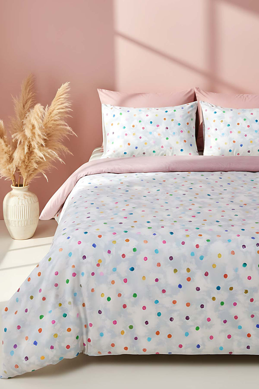 Bonny Polycotton Single Duvet Cover Set – Zipper Closure, 2-Piece, 160x215 cm