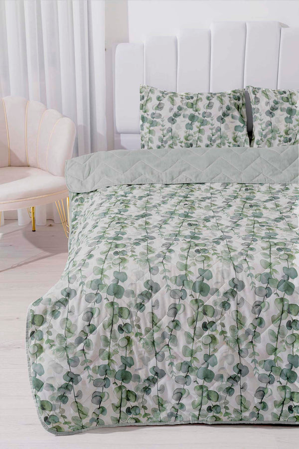 Eucalyptus Cotton Double Quilted Pique & Bedspread
