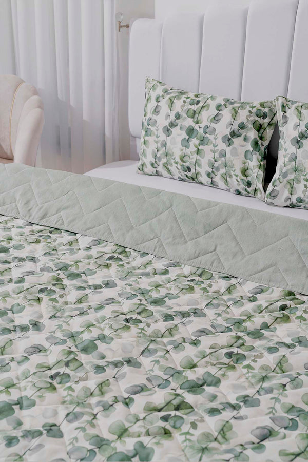 Eucalyptus Cotton Double Quilted Pique & Bedspread