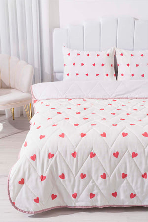 Red Heart Cotton Double Quilted Pique & Bedspread