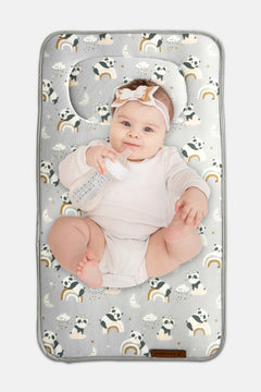 Panda Baby Changing Pad - Foldable Travel Diaper Mat - Waterproof & Machine Washable Soft Padded Newborn Changing Station
