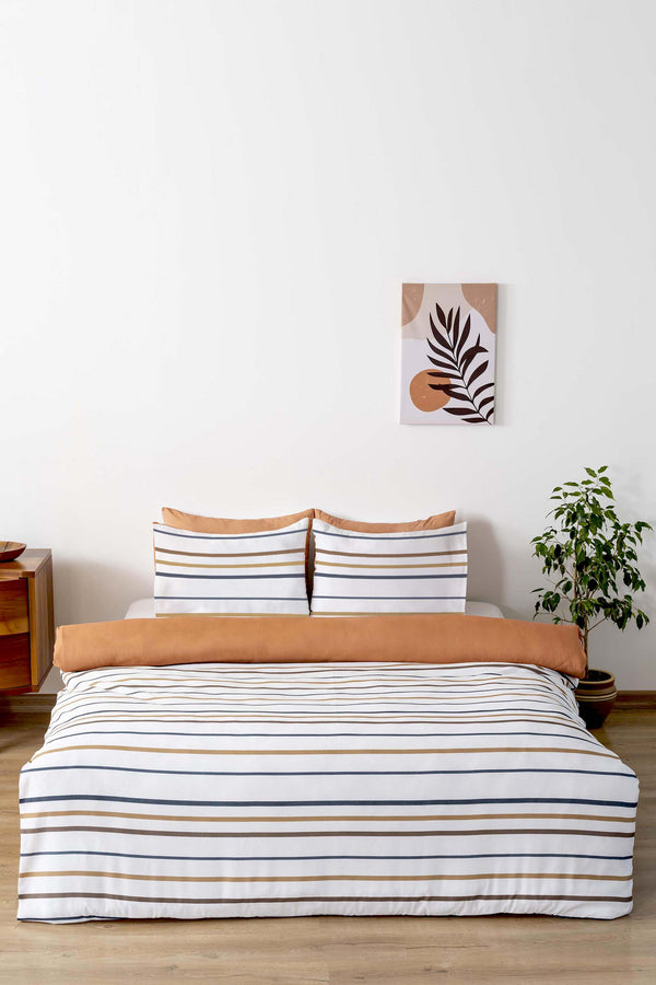 Aren Single Duvet Cover Set – Cotton