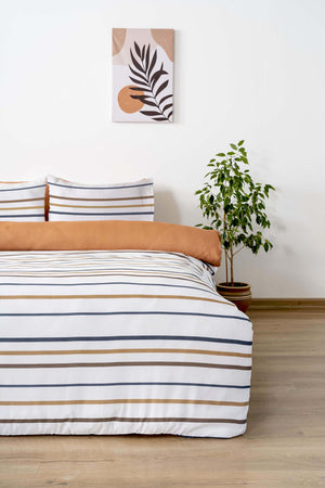 Aren Single Duvet Cover Set – Cotton