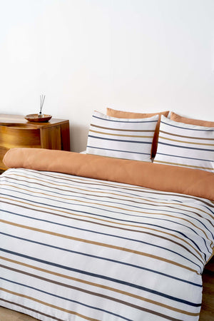 Aren Double Bed Duvet Cover Set Cotton