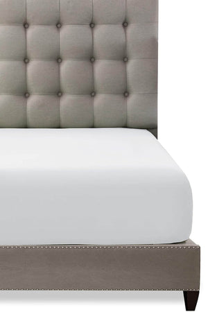 White Cotton Single Fitted Sheet 100x200 cm