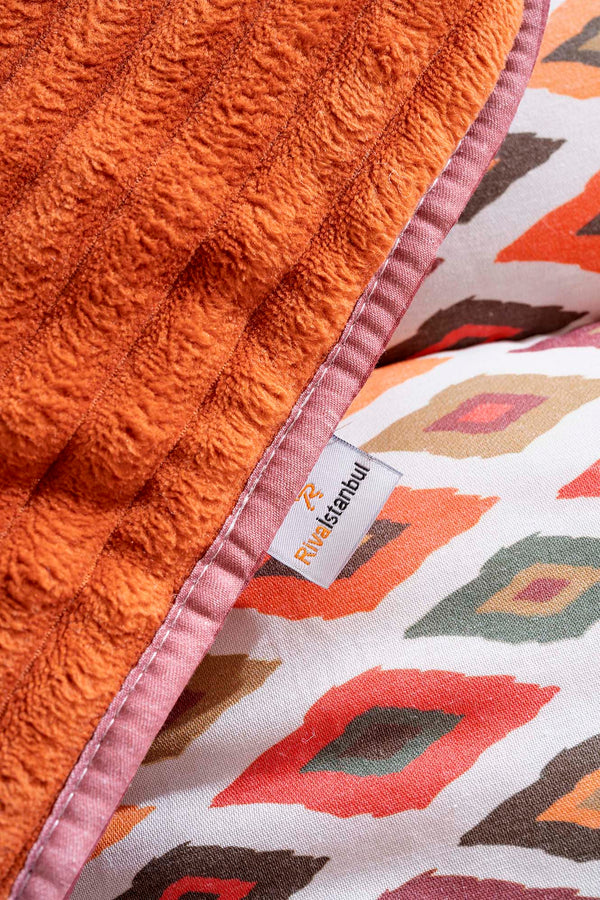 Ethnic Terracotta Outlet Single Tresa Bedding Set