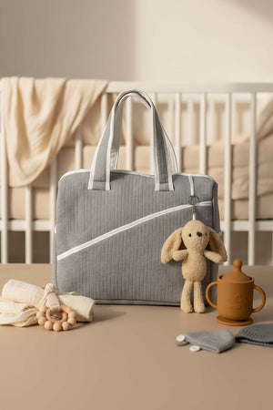 Plush Bunny Mom & Baby Care Bag – Cute & Practical Diaper Bag