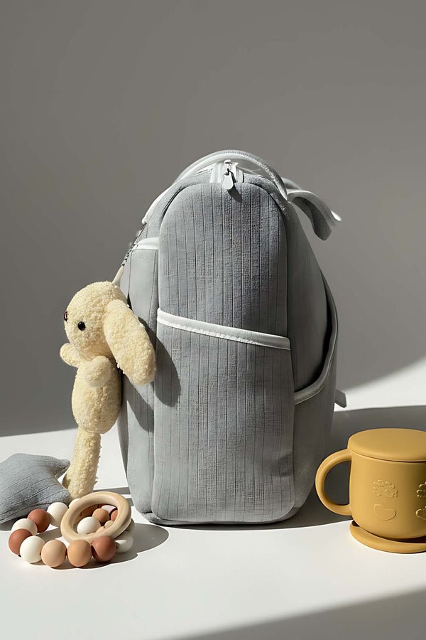 Plush Bunny Mom & Baby Care Bag – Cute & Practical Diaper Bag