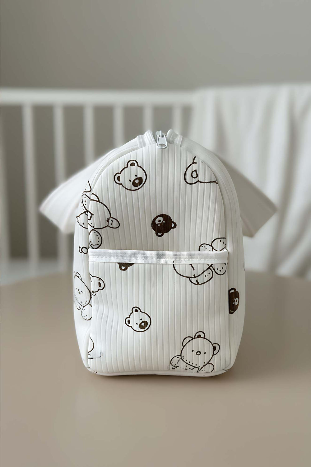 Mini Teddy Bear Bow Mom & Baby Care Bag – Cute & Practical Diaper Bag