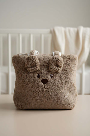 Teddy Bear Plush Diaper Bag for Mom & Baby