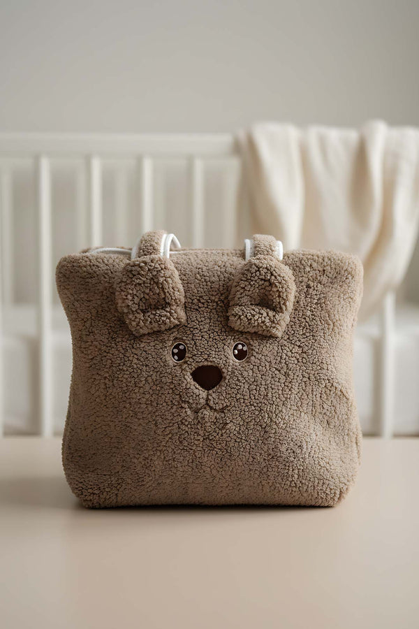 Teddy Bear Plush Diaper Bag for Mom & Baby