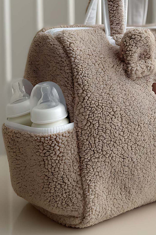 Teddy Bear Plush Diaper Bag for Mom & Baby