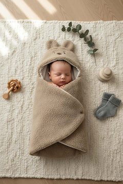 Bunny Ear Plush Baby Blanket – Soft & Cozy Infant Blanket