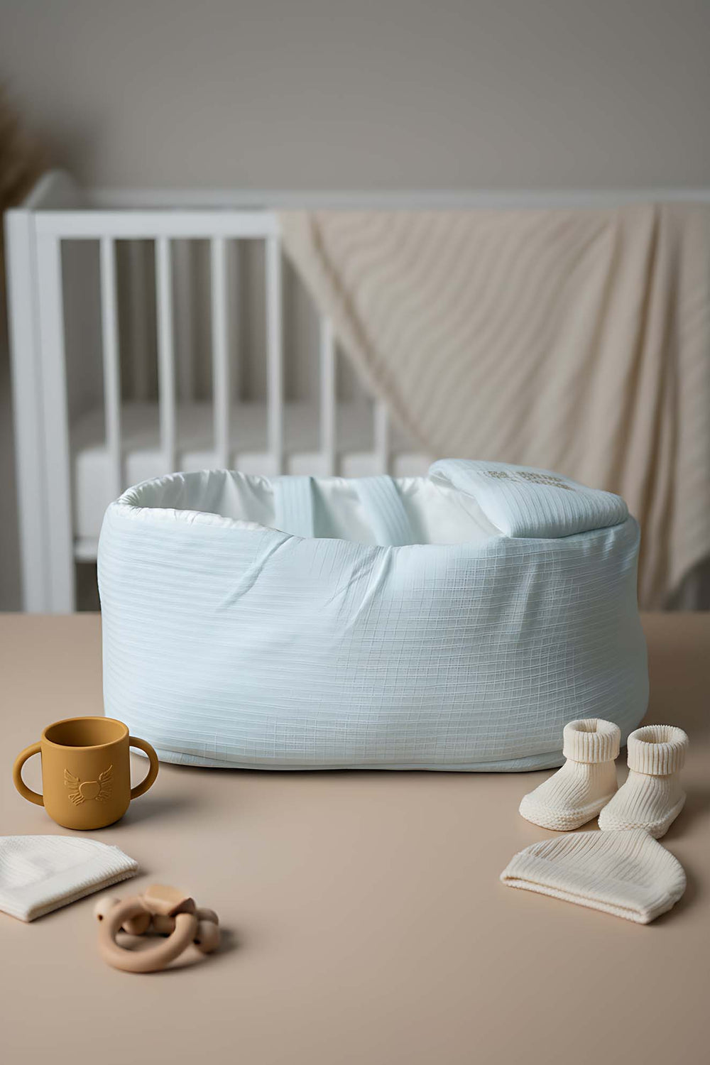 Blue Teddy Bear Baby Carrier Bag – Soft, Cozy & Comfortable