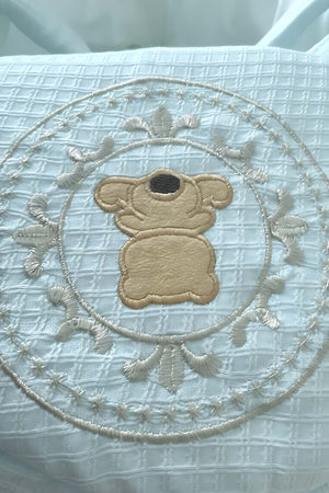 Blue Teddy Bear Baby Carrier Bag – Soft, Cozy & Comfortable