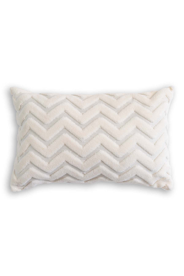 Bohemian Special Design Punch Rectangular Zigzag Pattern Decorative Cushion Cover