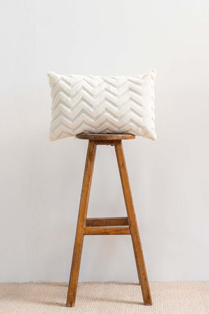 Bohemian Special Design Punch Rectangular Zigzag Pattern Decorative Cushion Cover