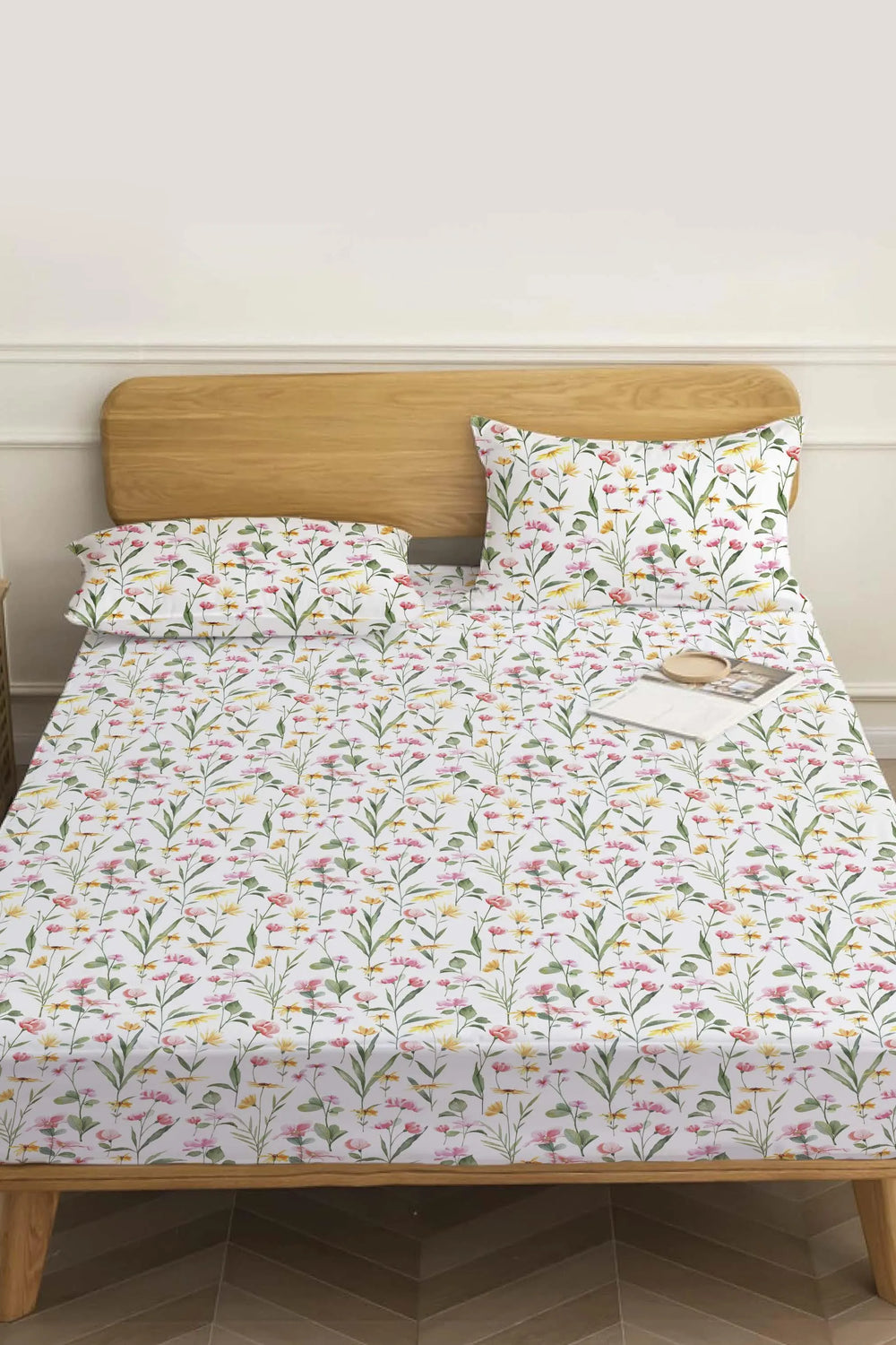 Botanical Double Size Cotton Sheet