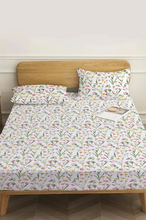 Botanical Double Size Cotton Sheet