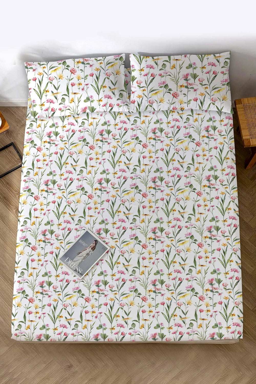 Botanical Double Size Cotton Sheet