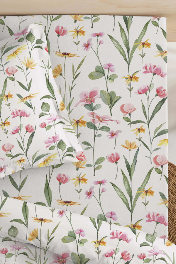 Botanical Double Size Cotton Sheet