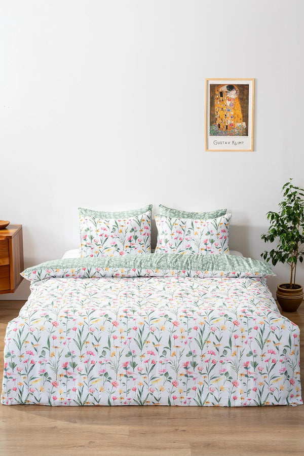 Botanical Outlet Double Duvet Cover Set – Cotton