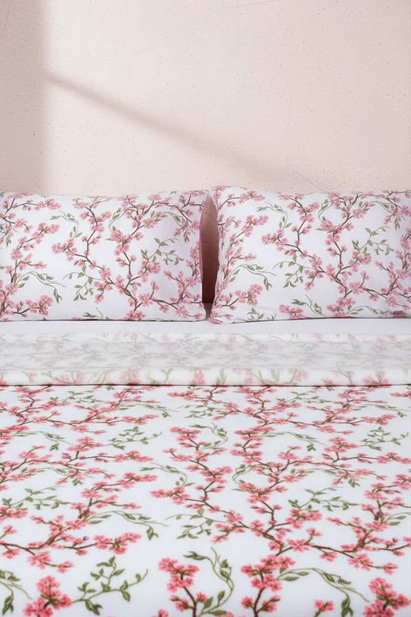 Sakura Double Plush Blanket