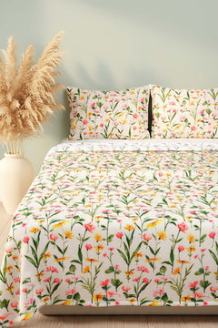 Botanical Double Layer Plush Blanket