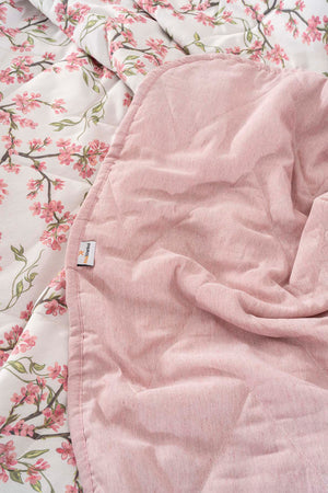 Sakura Double Duvet Cover Set - 7 Piece Dowry Set