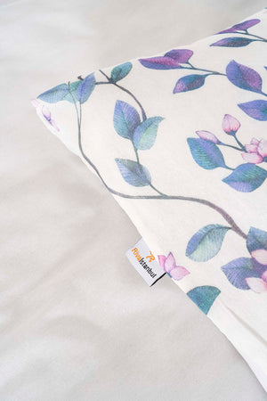 Sardunya Patterned Double Duvet Cover Set, Cotton