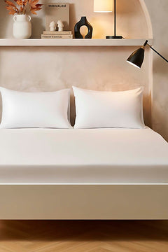 White King Size 100% Cotton Flat Sheet – Breathable, Non-Fitted, Single Piece, 240x260 cm